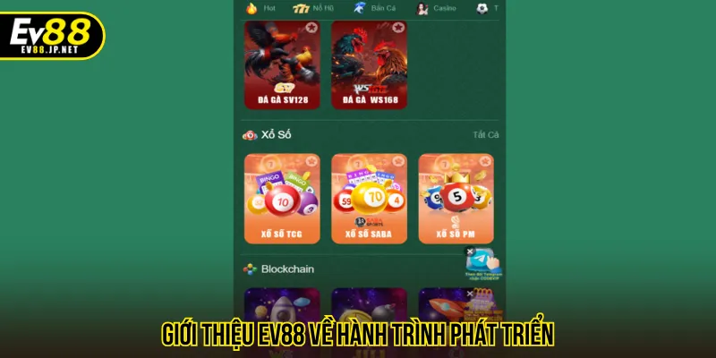 Giới thiệu EV88 phát triển vượt trội trong lĩnh vực