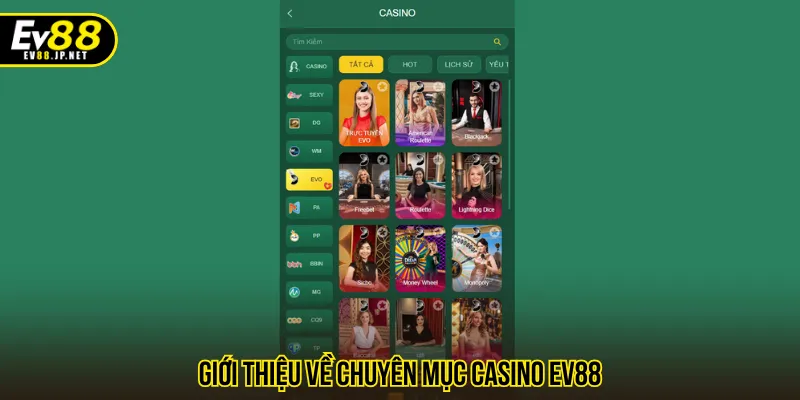 Casino EV88 đang hút lượng lớn người chơi đông đảo