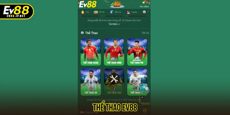 Thể thao EV88