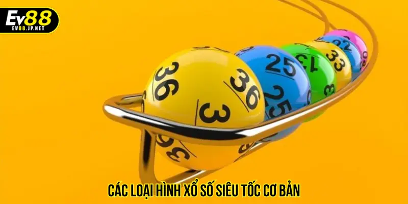 Các loại hình xổ số siêu tốc cơ bản
