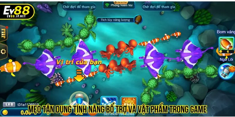 Người chơi có thể tận dụng các vật phẩm trong game