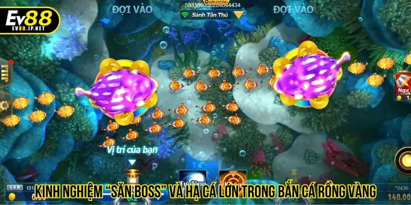 Tham khảo bí kíp bắn cá rồng vàng hiệu quả tại EV88